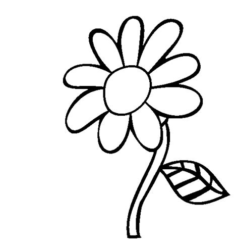 coloring pages worksheets simple flower coloring pages  kids