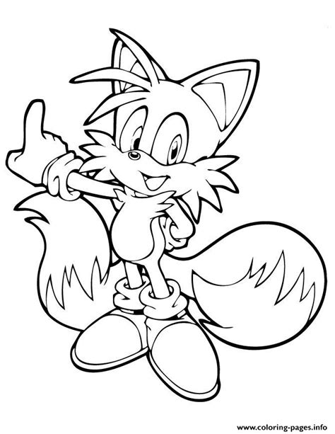 sonic friend coloring pages printable