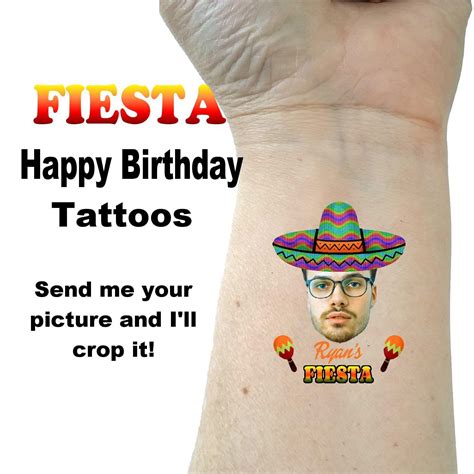 birthday party tattoos birthday tattoo happy birthday tattoo face