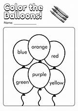 Colors Worksheets Coloring Worksheet English Toddlers Kids Worksheeto Via sketch template