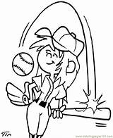 Coloring Softball Baseball Pages Printable Sports Girl Kids Player Cartoon Girls Clipart Print Mlb Color Cliparts Colouring Sport Library Logos sketch template
