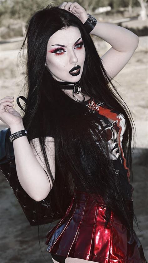 Pin By Greywolf On Kristiana Goth Beauty Gothic Fashion Goth Women
