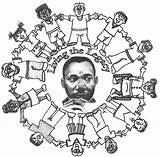 Luther Martin King Jr Coloring Worksheets Activities sketch template