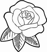 Flower Coloring Pages Roses sketch template