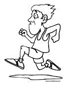 running coloring page  coloring pages coloring book pages