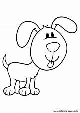 Dog Waffle Colouring Puppy sketch template