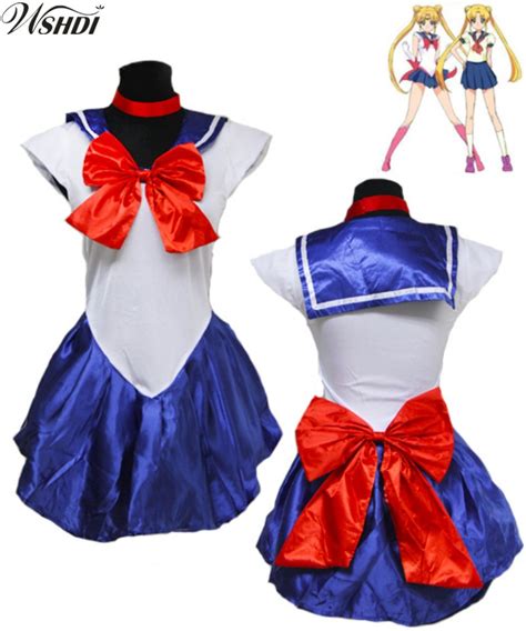 4pcs anime pretty sexy adult sailor moon costume cosplay fantasia