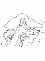 Atonement Praying Gethsemane Lds Jesucristo Coloring Sud Orando Jesús Iglesia sketch template
