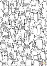 Ausmalen Flasche Ausmalbild Korken Flaschen sketch template