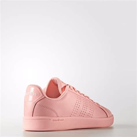 tenis adidas cloudfoam rosa piel genuina original aw  en mercado libre