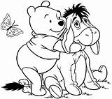 Pooh Winnie Coloring Christmas Pages Getcolorings Printable sketch template