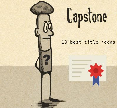 capstone paper title  ways  find