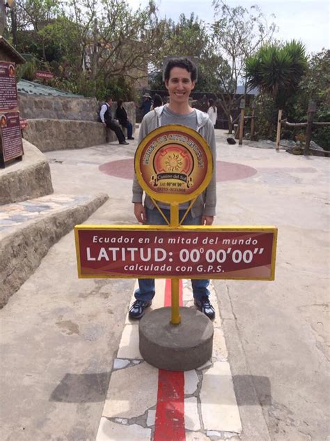 visiting  equator  ecuador  royal