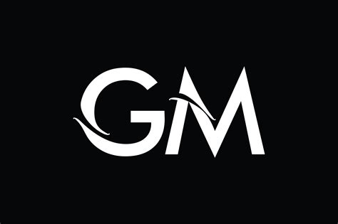 gm monogram logo design  vectorseller thehungryjpeg