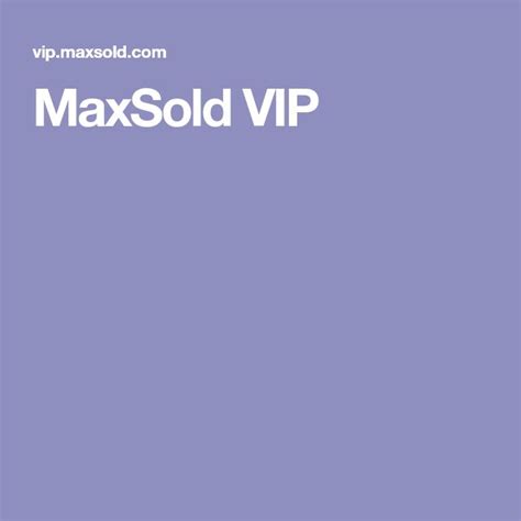 Maxsold Vip Vip Lockscreen