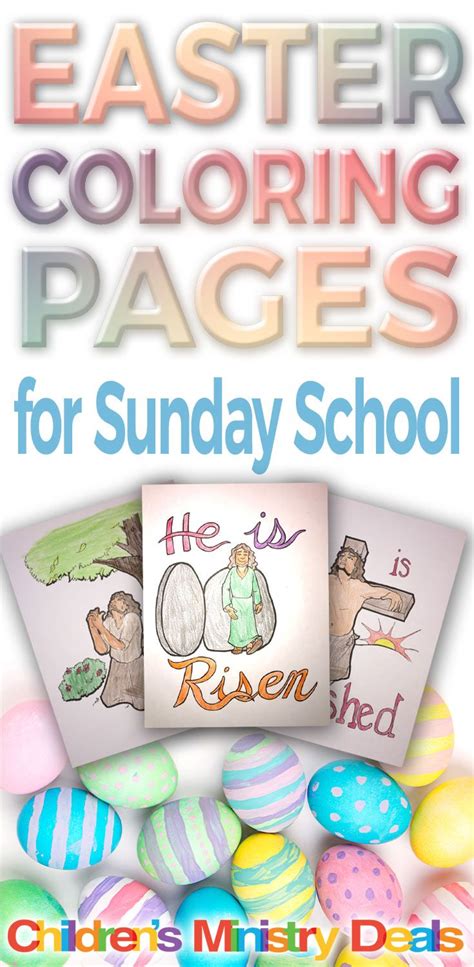 easter coloring pages  childrens ministry easter sunday
