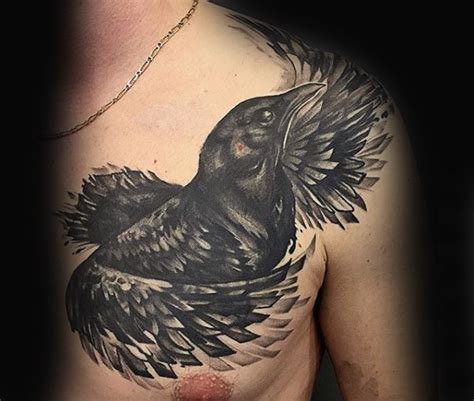 100 Most Amazing Crow Tattoo Designs For Man
