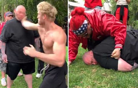 logan paul slaps man unconscious after withdrawing from a slap contest