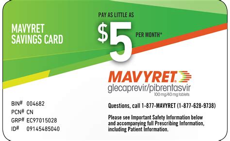 mavyret glecaprevirpibrentasvir cost savings  pay card