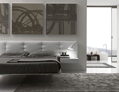 presotto wing suspended bed floating  contemporary italian bed robinsons beds