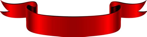 red banner vector red satin png    transparent red png