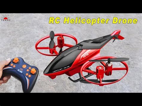 rc helicopter drone unboxing  test fly youtube