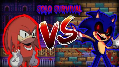 sonic exe the spirits of hell knuckles [solo survival] youtube