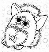 Furby Coloring Pages Colouring Valentine Sheets Color Print Boom Drawing Kids Furbies Printable Sheet Allkidsnetwork Coloringpagesabc Choose Board Fiend Puppy sketch template