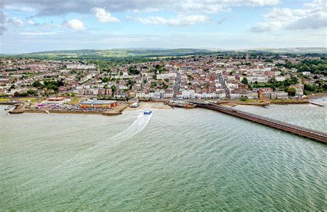 aerial view   solent isle photograph  christophe launay pixels