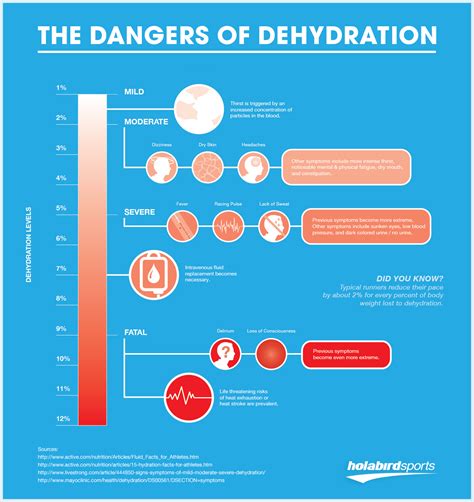 hydration  runners infographic  dangers  dehydration