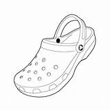 Crocs Slippers Agb Hgf Pubers Karakter sketch template