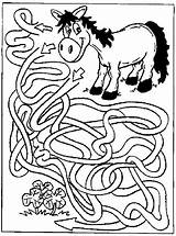 Labyrinthe Doolhof Cheval Labyrinth Magique Cavallo Caballo Doolhoven Laberinto Displayimage Labirinto Tiere Pferd Affamato Molto Langoor Mazes Cambiare Potete Posto sketch template