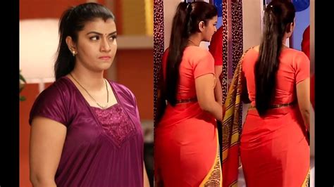 Tamil Serial Actress Sridevi Navel Show Previews For