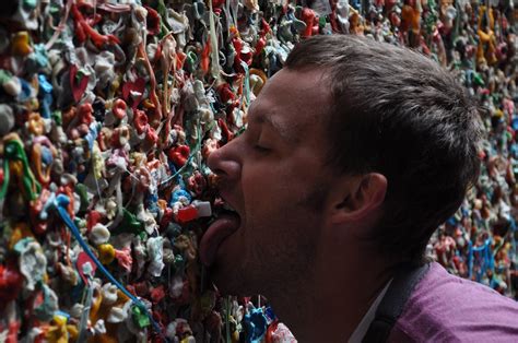 Licking The Seattles Pike Place Market Gum Wall R Wtf