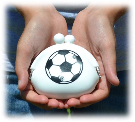 soccer gift girls soccer soccer silicone coin purse soccer