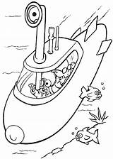Muppet Muppets Coloriage Submarino Ausmalbilder Sous Pintar Beaker Sottomarino Elmo Bunsen Submarine Kapal Colorare Marin Mewarnai Malvorlagen Mers Ausmalbild Selam sketch template
