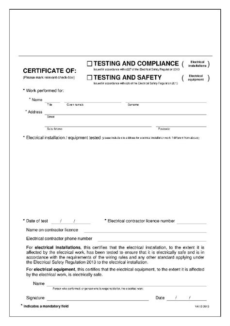 waterproofing certificate  compliance template victoria cracked