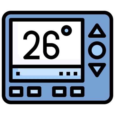 thermostat  technology icons