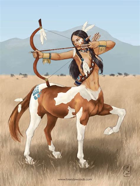 Whitefeather Native American Inspired Centaur Fantasy Art Etsy