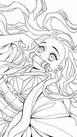 Slayer Colorir Kimetsu Yaiba Kamado Desenhos Inosuke Nezuko Lineart Animes Dibujo Tanjiro Cartoon 塗り絵 Coloringhome 線画 Zenitsu キャラクター sketch template