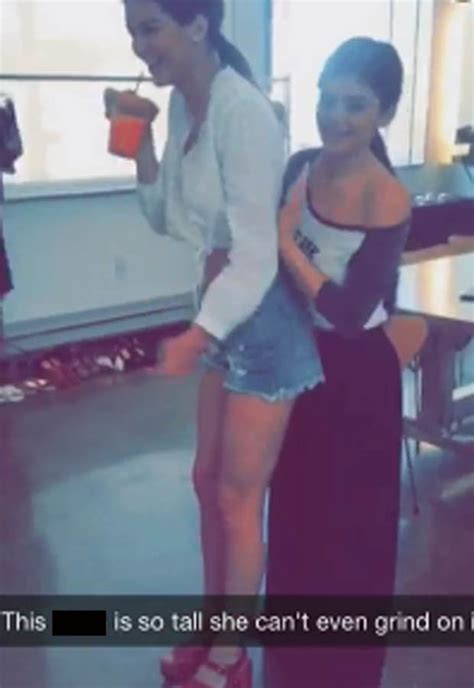 Kylie Jenner Sticks Hands Down Kendalls Shorts In Raunchy Snapchat