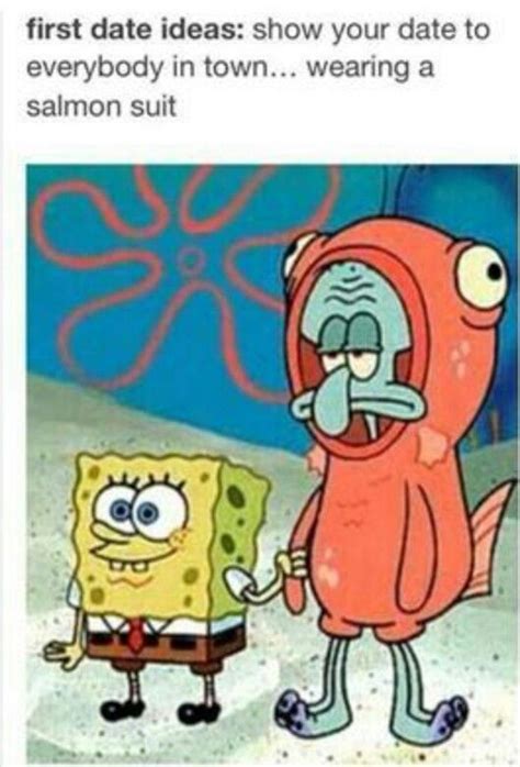 Haha Sponhebob And Squidward Havr To Double Date With