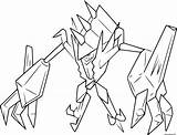 Coloriage Necrozma Pokemon Legendaire Imprimer Jecolorie sketch template