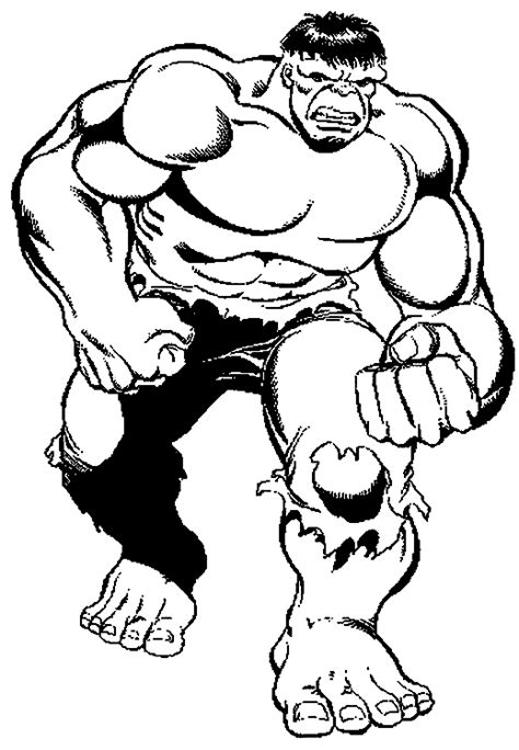 incredible hulk coloring pages marvel comic characters coloring pages