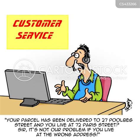 delivery address cartoons  comics funny pictures  cartoonstock