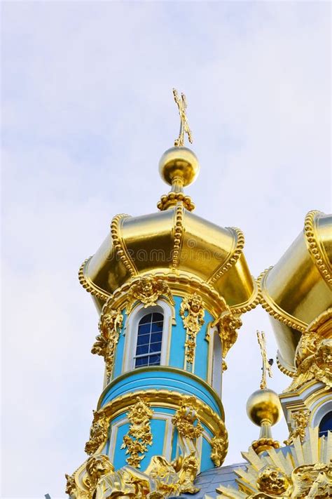 golden dome stock image image  blue gold cupola