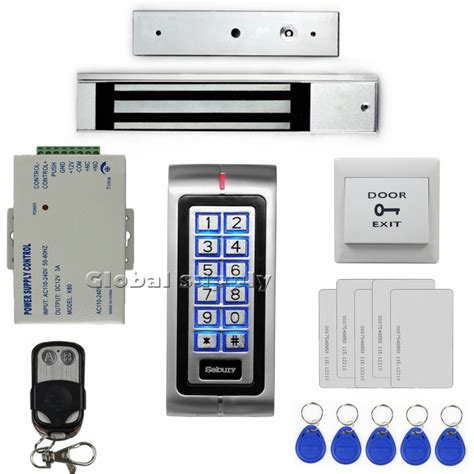 diy rfid khz id card password metal keypad access control security system kit magnetic door