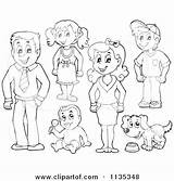 Family Members Coloring Pages Getdrawings sketch template