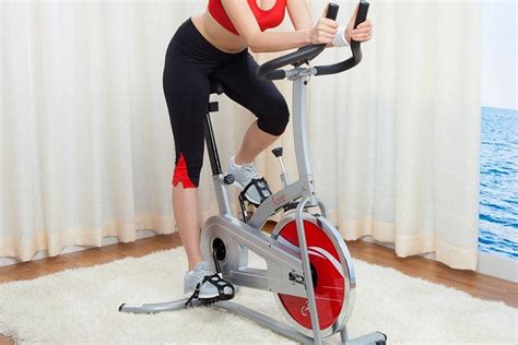 sunny health fitness pro indoor cycling bike sf  review
