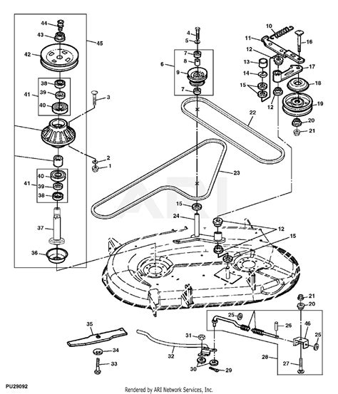 john deere  mower deck belt diagram wiring diagrams manual images   finder